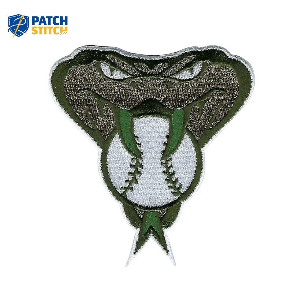 Arizona Diamondbacks 2008 Vintage Logo Embroidered Patch (1) Arizona Diamondbacks 2018 Memorial Day USMC Logo Snake Patch