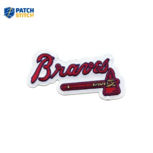 Atlanta Braves Team Logo Red/White Embroidery Patch