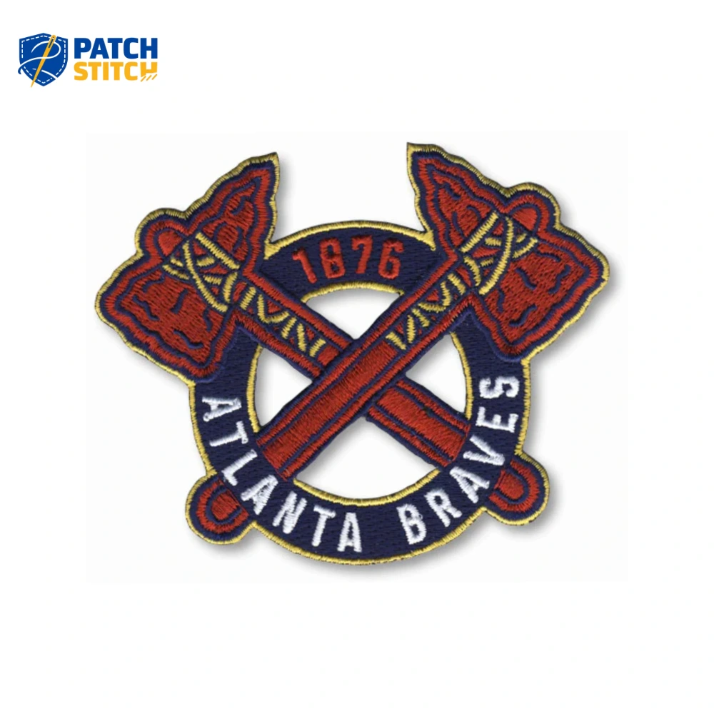 Arizona Diamondbacks 2008 Vintage Logo Embroidered Patch (15) Atlanta Braves Logo Red Embroidery Iron-on Patch