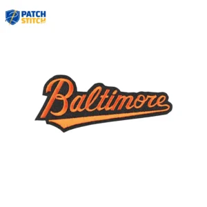 Baltimore Orioles 2009 Black Script Embroidery Patch