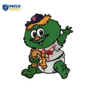 Boston Red Sox Baby Mascot Green Embroidery Patch