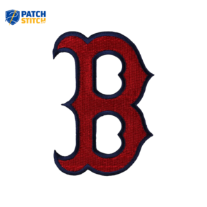 Boston Red Sox “B” Letter Logo Red Embroidery Patch
