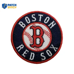 Boston Red Sox Circle Red Logo Embroidery Patch