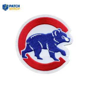 Chicago Cubs Vintage Walking Bear Red/Blue Embroidery Patch
