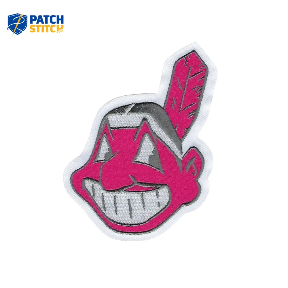 Arizona Diamondbacks 2008 Vintage Logo Embroidered Patch (69) Cleveland Indians Chief Wahoo Pink Embroidered Patch
