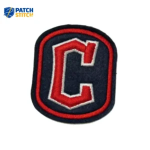 Cleveland Guardians C Logo Black Iron-on Patch