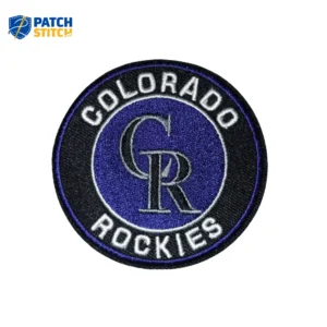 Colorado Rockies 30th Anniversary Round Logo Iron-On Patch