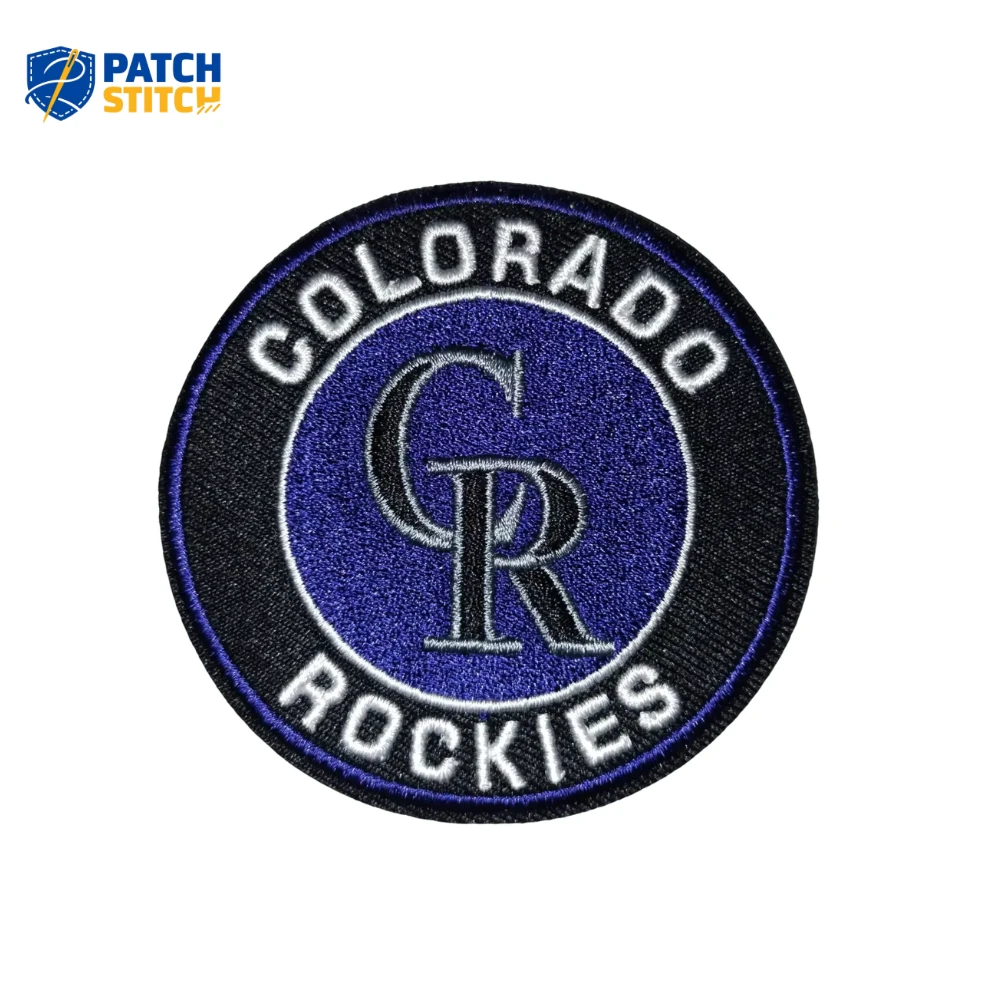 Arizona Diamondbacks 2008 Vintage Logo Embroidered Patch (77) Colorado Rockies 30th Anniversary Round Logo Iron-On Patch