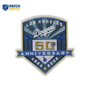Los Angeles Dodgers 50th Anniversary Patch