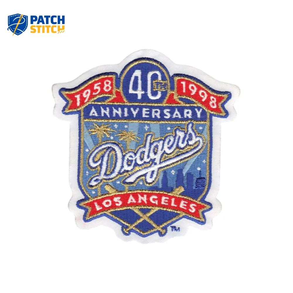 Arizona (20) Los Angeles Dodgers 40th Anniversary Patch