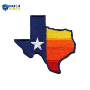 Houston Astros Tequila Sunrise Texas State Patch