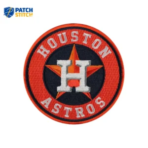 Houston Astros Round “H” Logo Embroidery Iron-on Patch