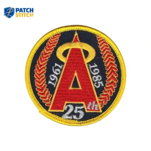 Los Angeles Angels 25th Anniversary (1961–1985) Memorial Patch