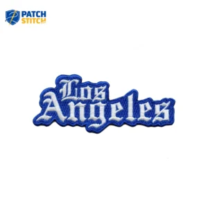 Los Angeles Angels Sports Script Blue Embroidery Iron-on Patch