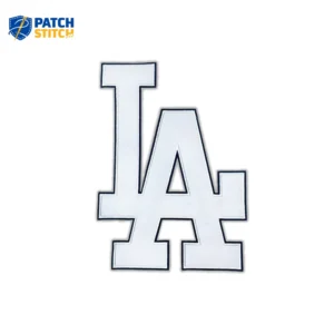 Los Angeles Dodgers LA Black Outline Patch