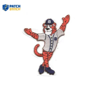 Detroit Tigers Mascot “Paws” Embroidery Iron-On Patch