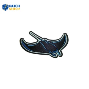 Tampa Bay Rays Stingray Logo 2018 Black Embroidery Iron-on Patch