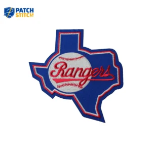 Texas Rangers Throwback Primary Team Logo Iron-on Patch