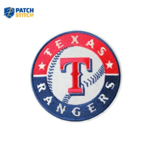 Texas Rangers Primary Team Circle Logo Embroidery Iron-on Patch