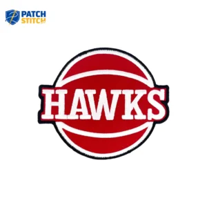 Atlanta Hawks Retro Style HAWKS Round Patch