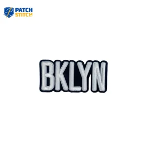 Brooklyn Nets BKLYN Block Letter Patch