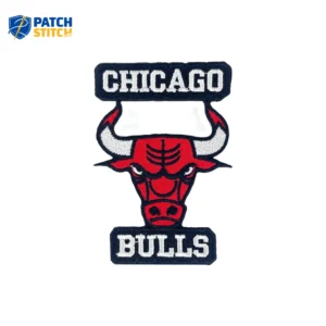 Chicago Bulls Classic Red/White Bull Head Logo Patch