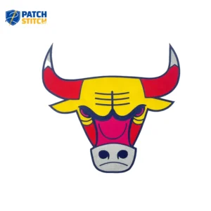 Chicago Bulls Multi-Color Retro Bull Logo Patch