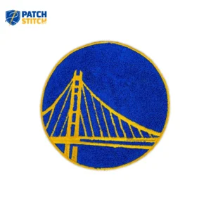 Golden State Warriors Bridge Logo Yellow/Blue Patch