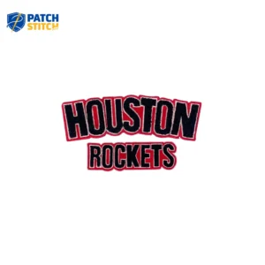 Houston Rockets Script Logo Tufted Patch