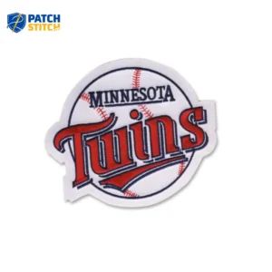 Minnesota Twins Round 1987–2009 Old Primary White Iron-on Patch