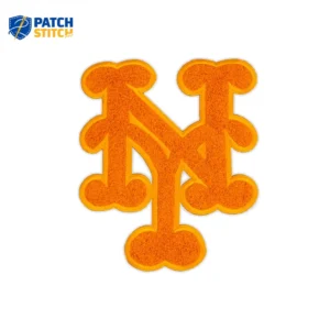 New York Mets NY Logo Orange Patch