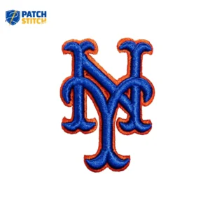 New York Mets Subway Series Blue Iron-on Patch