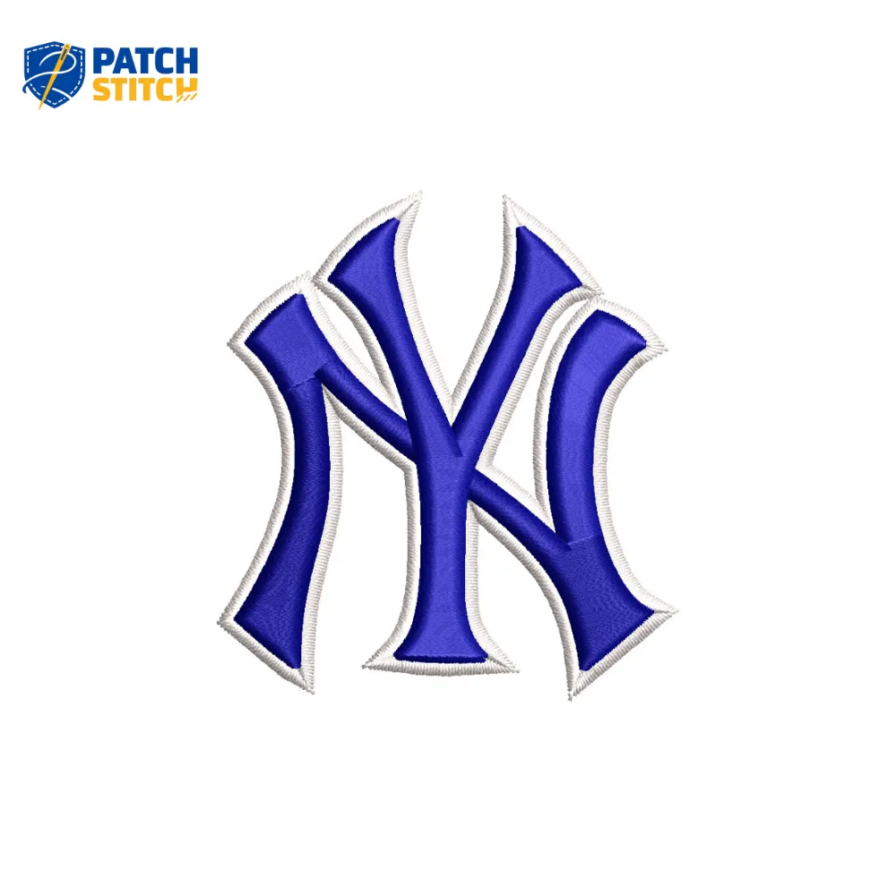 Arizona (63) New York Yankees “NY” Logo Blue/White Iron-on Patch