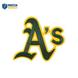 Oakland Athletics “A’s” Logo Vintage Green Embroidery Iron-on Patch