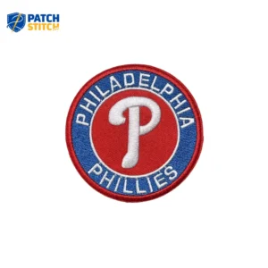 Philadelphia Phillies 2018 Baseball Round Blue Red Iron-on Patch