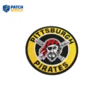 Pittsburgh Pirates 2011 Round Logo Yellow/Black Iron-on Patch