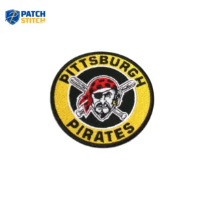 Pittsburgh Pirates 2011 Round Logo Yellow/Black Iron-on Patch