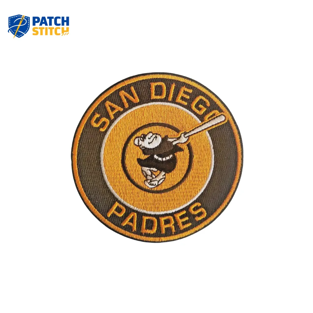 Arizona (83) San Diego Padres Retro Swinging Friar Brown Iron-on Patch