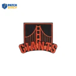 San Francisco Giants Golden Gate Bridge Black Logo Iron-on Patch