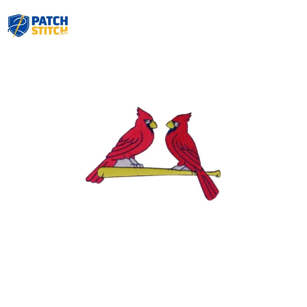 Arizona (97) St. Louis Cardinals Birds on Bat Logo Red Embroidery Iron-on Patch