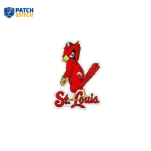 St. Louis Cardinals Vintage Bird Logo Red Embroidery Iron-on Patch
