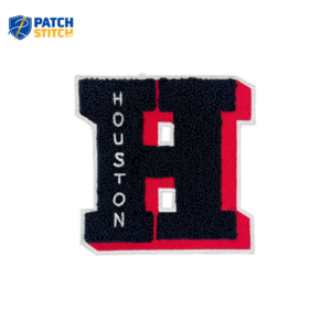 Houston Rockets 3D H Letter Red/Black Patch