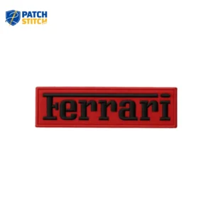 Ferrari Text Logo Embroidered Patch