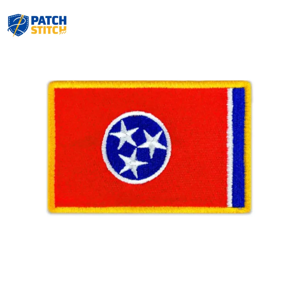 Chicago (18) Tennessee Flag Embroidered Golden Border Patch