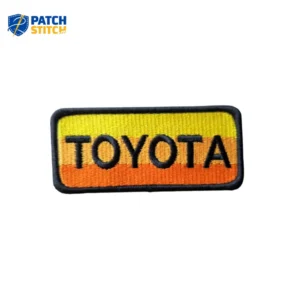 Toyota Retro Tri-Color Embroidered Patch