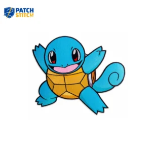 Squirtle Happy Pose Embroidered Iron-On Patch