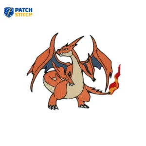 Charizard Pokemon Embroidered Patch