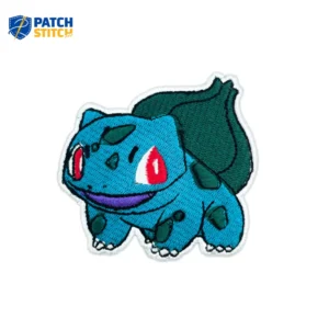Pokémon Monster Bulbasaur Inspired Embroidered Patch