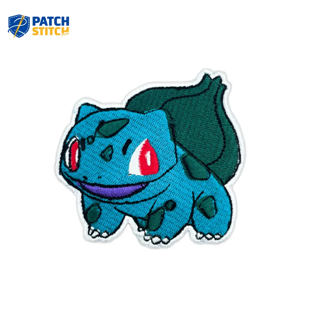 Chicago (48) Pokémon Monster Bulbasaur Inspired Embroidered Patch
